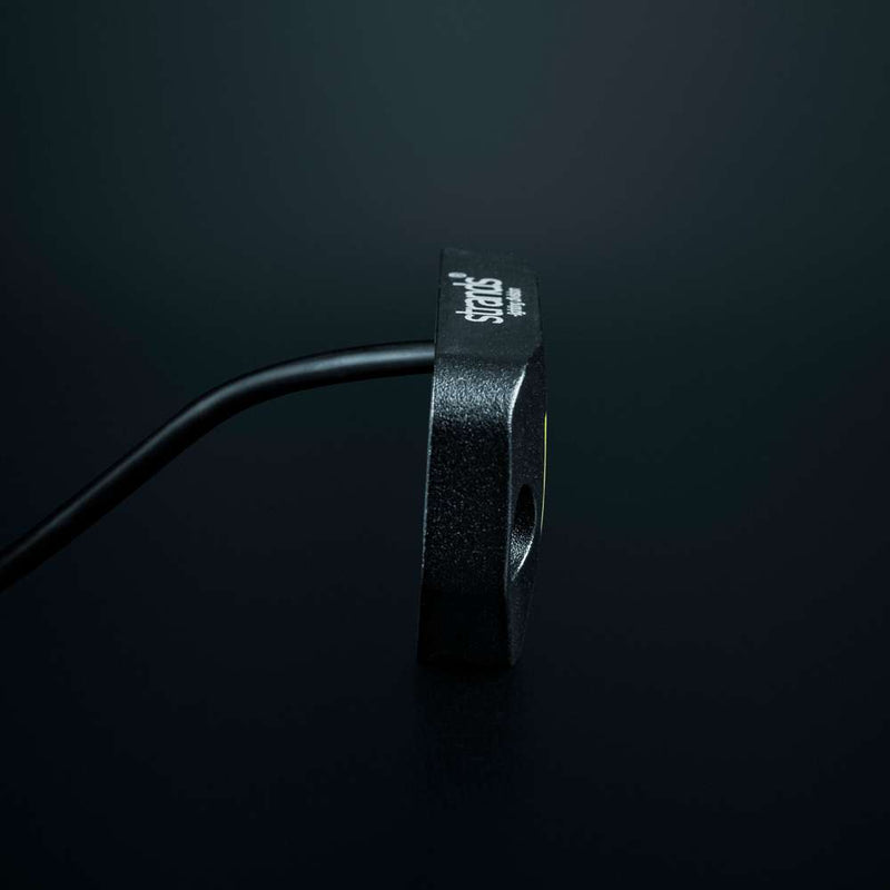 Strands Unity Rock Light balta LED pozīcijas un darba lampa 780 lm, 5700 K, 10–32 V DC, Flood Beam, IP69K, melna korpusa izpildījumā