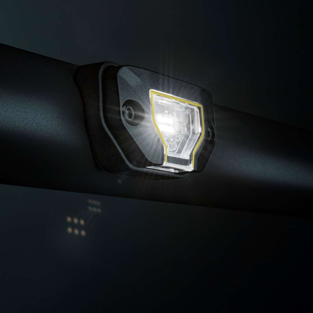 Strands Unity Rock Light balta LED pozīcijas un darba lampa 780 lm, 5700 K, 10–32 V DC, Flood Beam, IP69K, melna korpusa izpildījumā