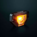 Strands Unity Rock Light oranža LED pozīcijas un darba lampa 340 lm, 10–32 V DC, Flood Beam, IP69K, melna korpusa izpildījumā