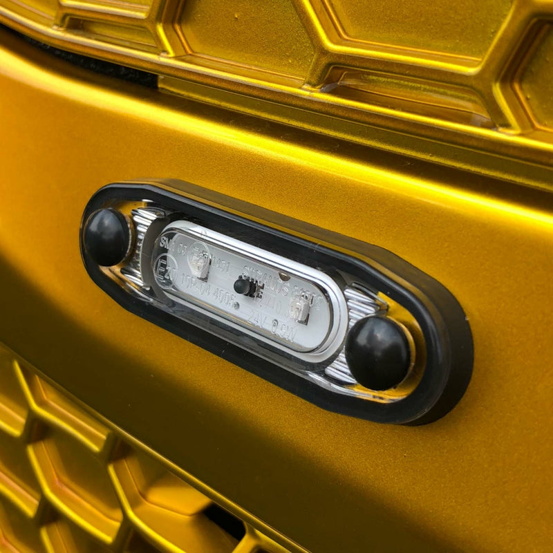 12-24V LED additional light, IP66/68, 79.00 x 25.00 x 15.00mm, cable 5m, white