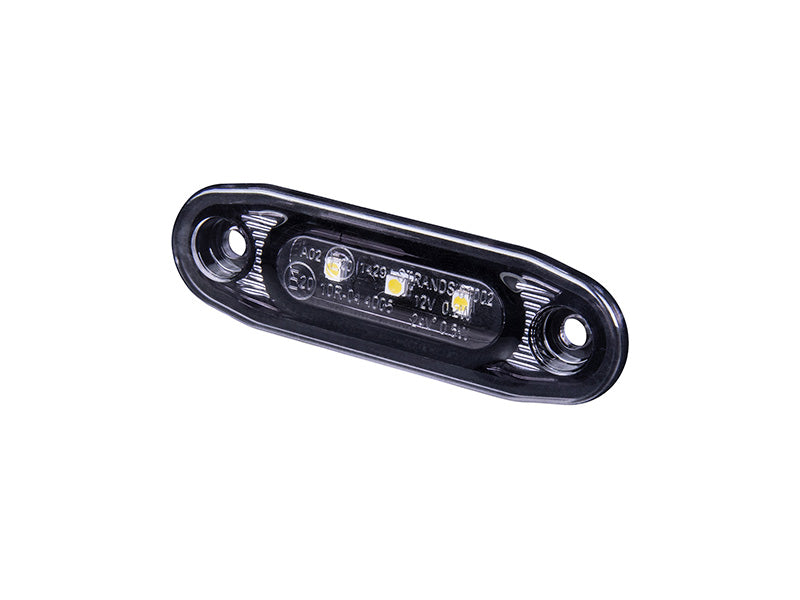 12-24V STRANDS Dark Knight Extra slim side lamp, IP66, 68, ECE R91, ECE R10, 79.00 x 24.70 x 15.00mm