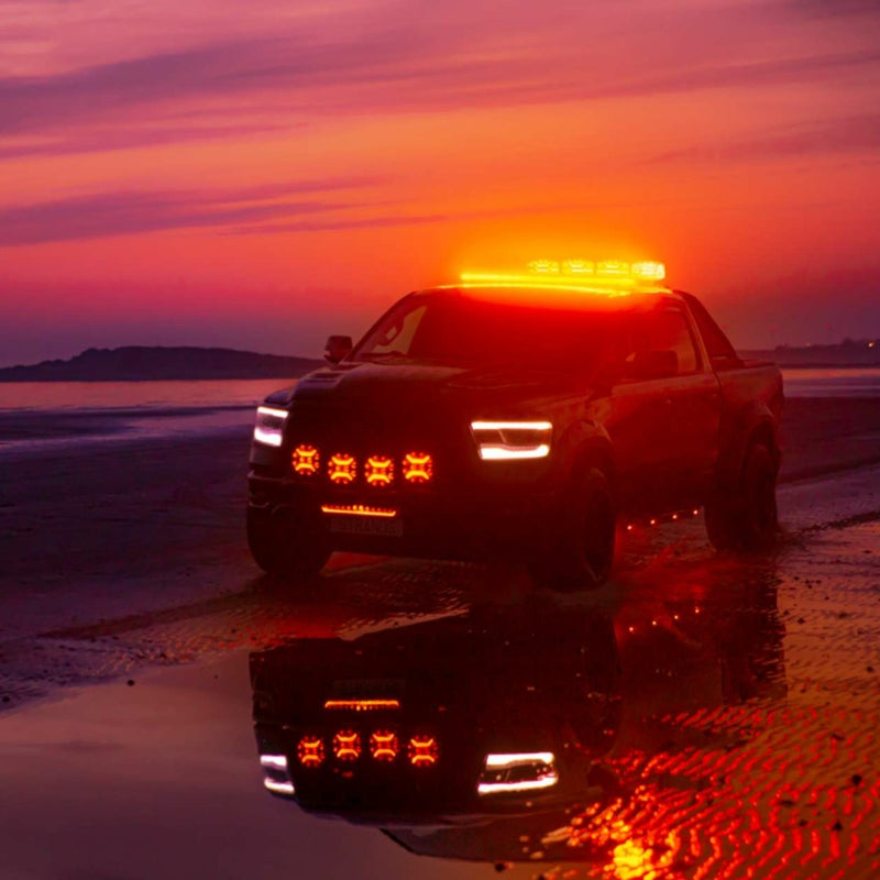 10-30V STRANDS(Zviedrija) 392 LED brīdinājuma gaisma , IP67, ECE R65 2. klase EMC ECE R10, 1381,60 x 36,00 x 120,00 mm,  vads 5m, garantija 3 gadi