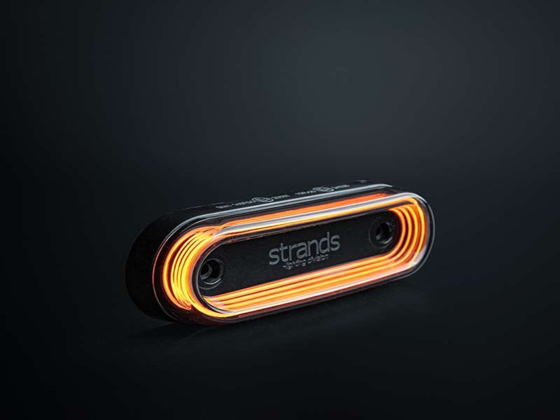 10-40V STRANDS FOR9T GRAVITY sānu lukturis, IP67, ECE R10, R148, 2,50 m, 115.00 x 41.00 x 23.20mm