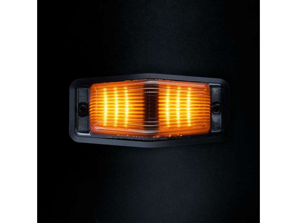 10-32V Priekšējā baltā gabarītgaisma, dzintara krāsas gabarītgaisma, brīdinājuma gaisma vidusdaļā