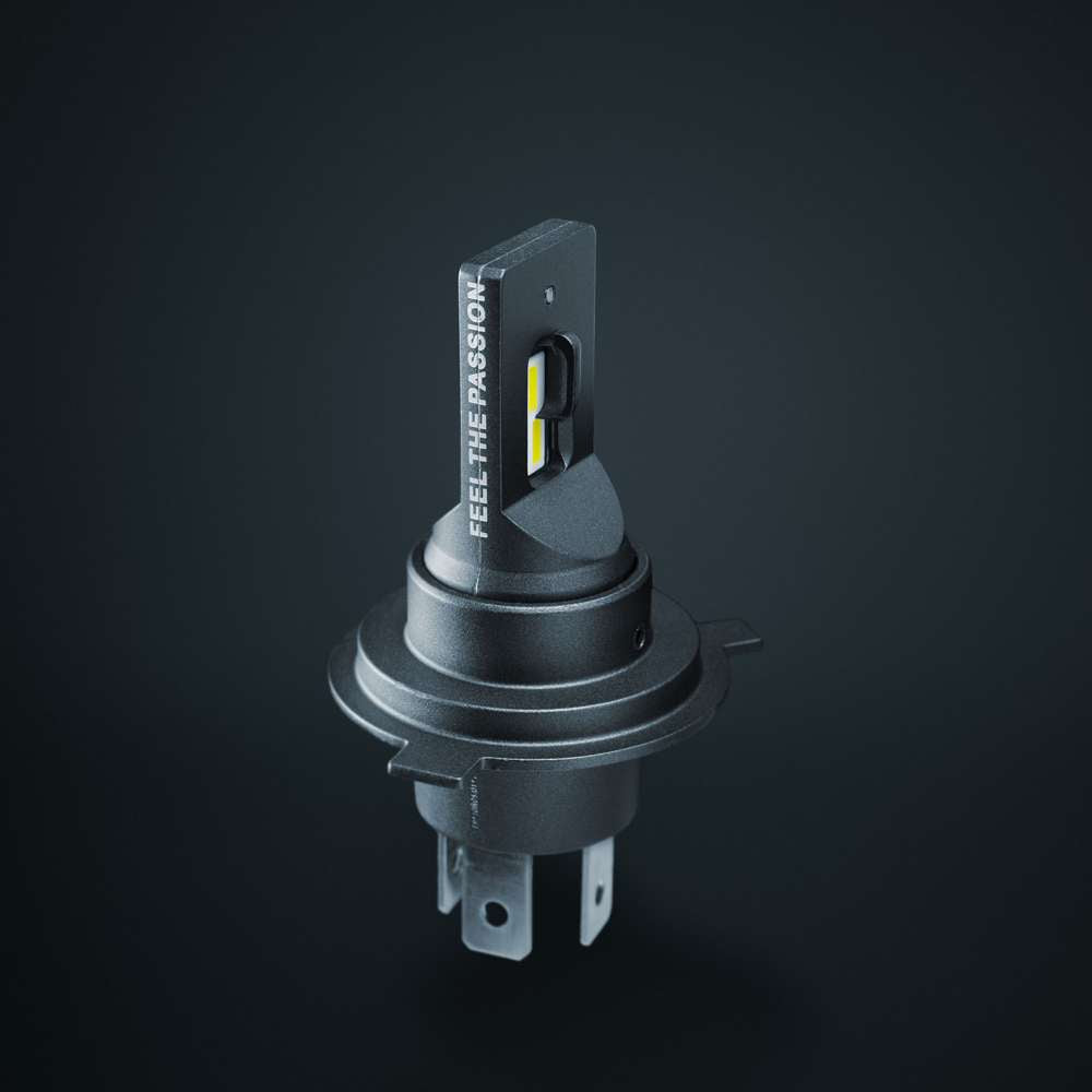 Big Energy H4 LED spuldžu komplekts 1550/800 lm, 5700 K, 12–24 V, tuvās un tālās gaismas, IP67, 2 gab.