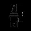 Big Energy H4 LED spuldžu komplekts 1550/800 lm, 5700 K, 12–24 V, tuvās un tālās gaismas, IP67, 2 gab.