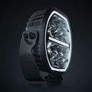 STRANDS BIG ENERGY 2.0 LED tālās gaismas lukturis, 98W, 9100Lm, 10–32V, 1lx pie 601m, balta/dzintarkrāsas pozīcijas gaisma, IP69K, DT-4PIN, 5700K, 3 gadu garantija