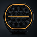 STRANDS BIG ENERGY 2.0 LED tālās gaismas lukturis, 132W, 12900Lm, 10–32V, 1lx pie 715m, E-mode/Xperience režīmi, balta/dzintarkrāsas pozīcijas gaisma, IP69K, 5700K, 3 gadu garantija