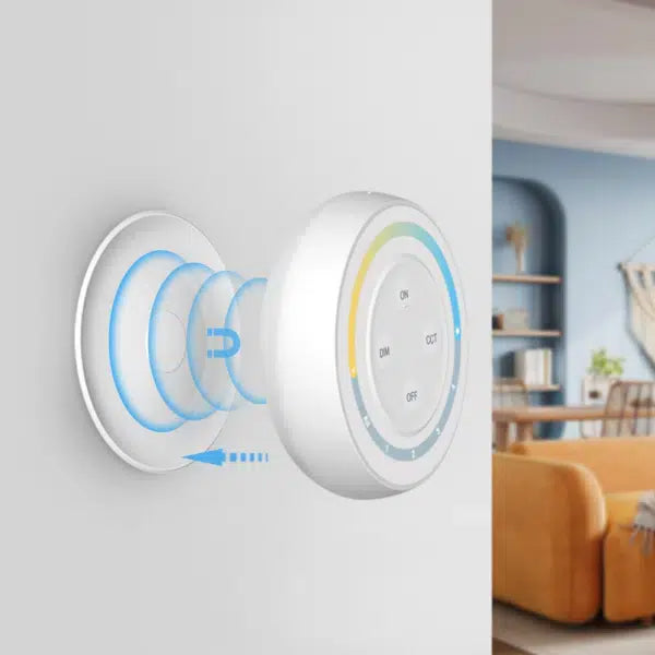 Mi-Light 4 Zone Round CCT RF Wireless Remote LED Controller
