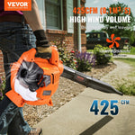 VEVOR benzīna rokas lapu pūtējs ar 26 cm³ divtaktu dzinēju, 2 in 1 funkcija, gaisa plūsma 722 m³/h, gaisa ātrums 70 m/s, piemērots zāliena kopšanai, lapu un sniega tīrīšanai
