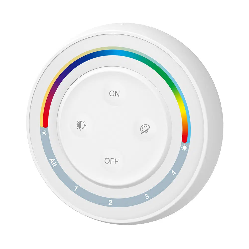 Mi-Light RGB+CCT fjärrkontroll för 4 zoner