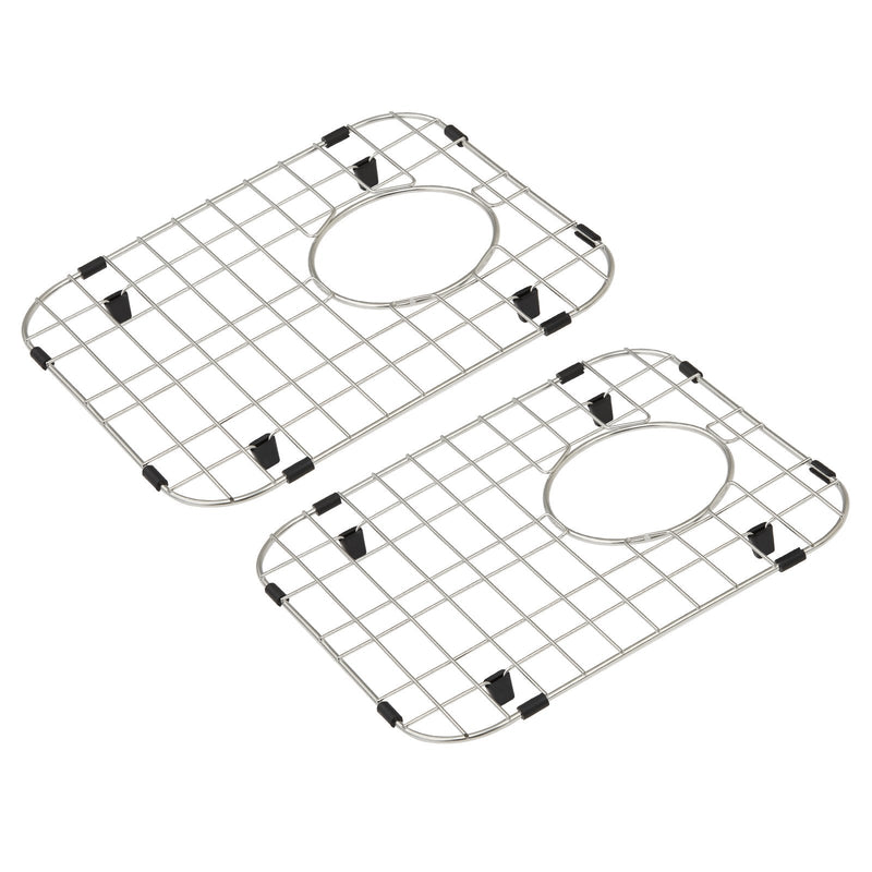 VEVOR izlietnes aizsargrežģis 2 gab., 33,8 × 29,5 cm nerūsējošā tērauda izlietnes restes, aizmugures notekūdeņu aizsargrežģi ar R50 stūra rādiusu, lielie izlietnes apakšējie reģistri, universāli bļodas statīvi virtuvei