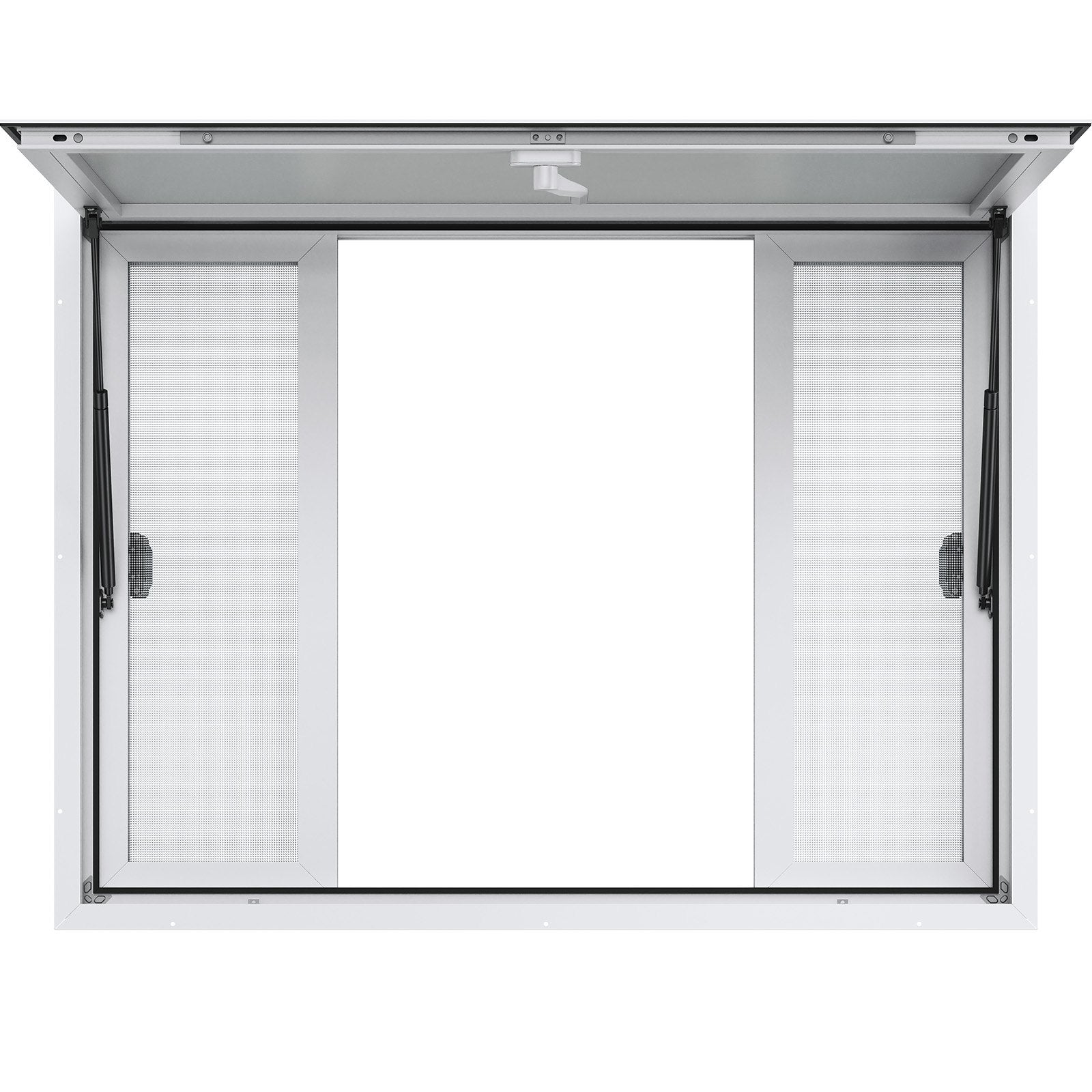 VEVOR 122 × 91,4 cm izbraukuma tirdzniecības loga servisa atvērums pārtikas furgonam