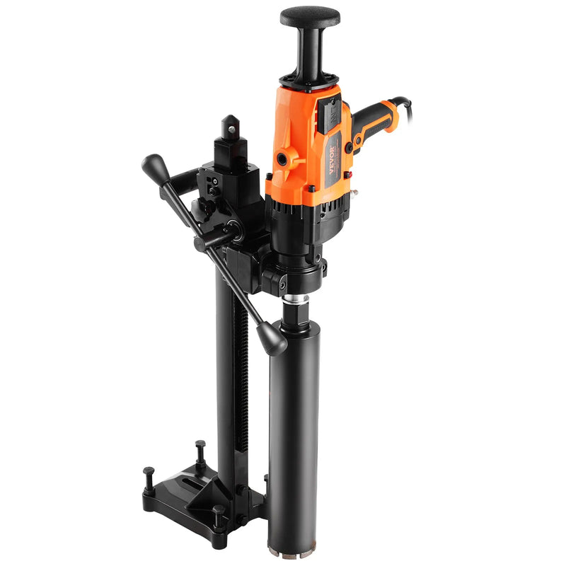 VEVOR urbjmašīna ar kodolurbšanas funkciju, 20–180 mm urbumu diametrs, 2600 W, ar rokas vadību un statīvu