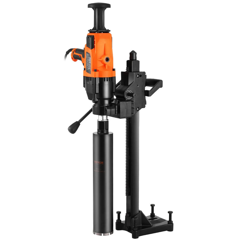 VEVOR urbjmašīna ar kodolurbšanas funkciju, 20–180 mm urbumu diametrs, 2600 W, ar rokas vadību un statīvu
