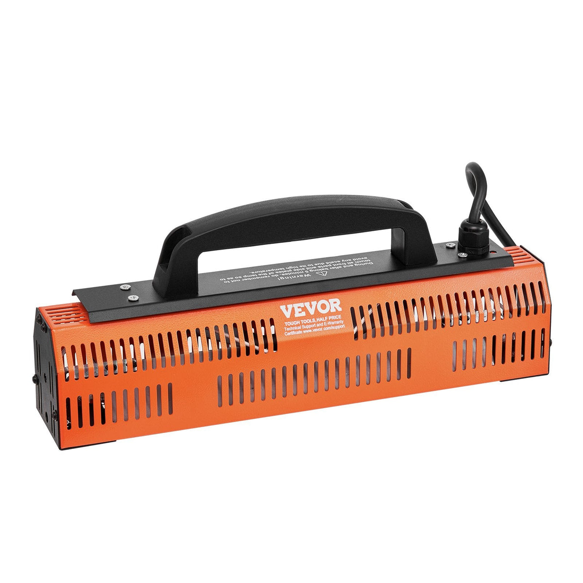 VEVOR rokas infrasarkanā žāvēšanas lampa, 1000 W, ar automātisku uzsildīšanu, žāvēšanas laukums 0,23 m², paredzēta krāsošanas un remonta darbiem, virsbūves un dzinēja žāvēšanai