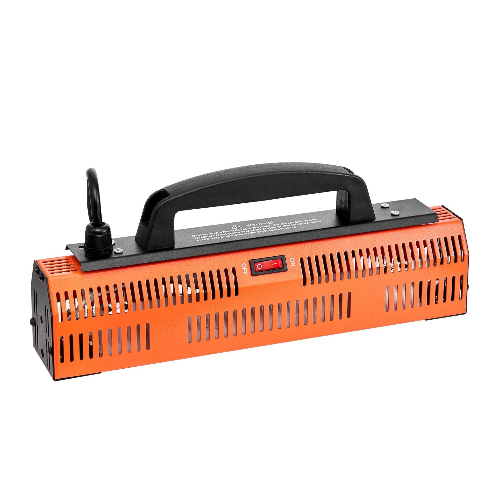VEVOR rokas infrasarkanā žāvēšanas lampa, 1000 W, ar automātisku uzsildīšanu, žāvēšanas laukums 0,23 m², paredzēta krāsošanas un remonta darbiem, virsbūves un dzinēja žāvēšanai