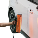VEVOR rokas infrasarkanā žāvēšanas lampa, 1000 W, ar automātisku uzsildīšanu, žāvēšanas laukums 0,23 m², paredzēta krāsošanas un remonta darbiem, virsbūves un dzinēja žāvēšanai
