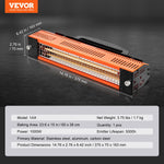 VEVOR 1000W rokas infrasarkanā krāsas žāvēšanas lampa ir augstas veiktspējas ierīce, kas paredzēta ātrai un efektīvai automašīnu virsbūves krāsojuma, gruntējuma un citu pārklājumu žāvēšanai.