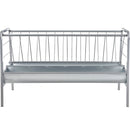 VEVOR 2-in-1 graudu un siena barotava, 303 l ietilpība, 150 cm garums, dziļā barošanas vanna, smagā tērauda barotava kazām un aitā