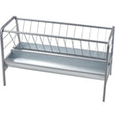 VEVOR 2-in-1 graudu un siena barotava, 303 l ietilpība, 150 cm garums, dziļā barošanas vanna, smagā tērauda barotava kazām un aitā