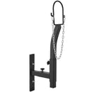 VEVOR kazu un aitu kopšanas stenda uzlika, metāla stends ar regulējamu augstumu 24–32,5 cm un platumu 0–13,7 cm, ar galvas fiksatoru un purna cilpu, melns