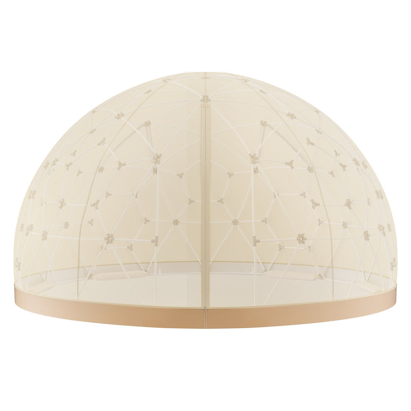 Купольная палатка VEVOR 2,9 м с двойным чехлом и прозрачным окном - идеальна для кемпинга и вечеринок