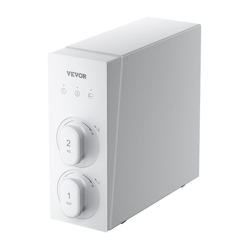 VEVOR reversās osmozes ūdens filtrēšanas sistēma, 600 GPD, 8 pakāpju, bez tvertnes, uzstādāma zem izlietnes