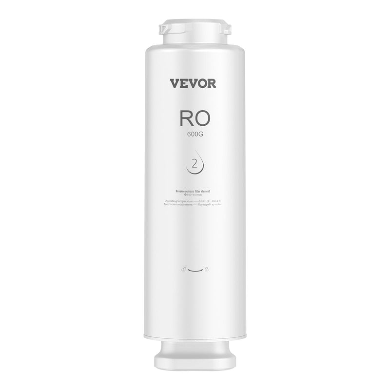 VEVOR reversās osmozes sistēmas filtrs nomaiņai SS-004 zem izlietnes ūdens filtram