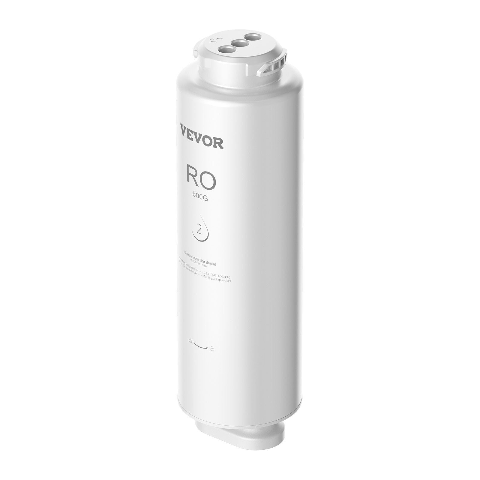VEVOR reversās osmozes sistēmas filtrs nomaiņai SS-004 zem izlietnes ūdens filtram