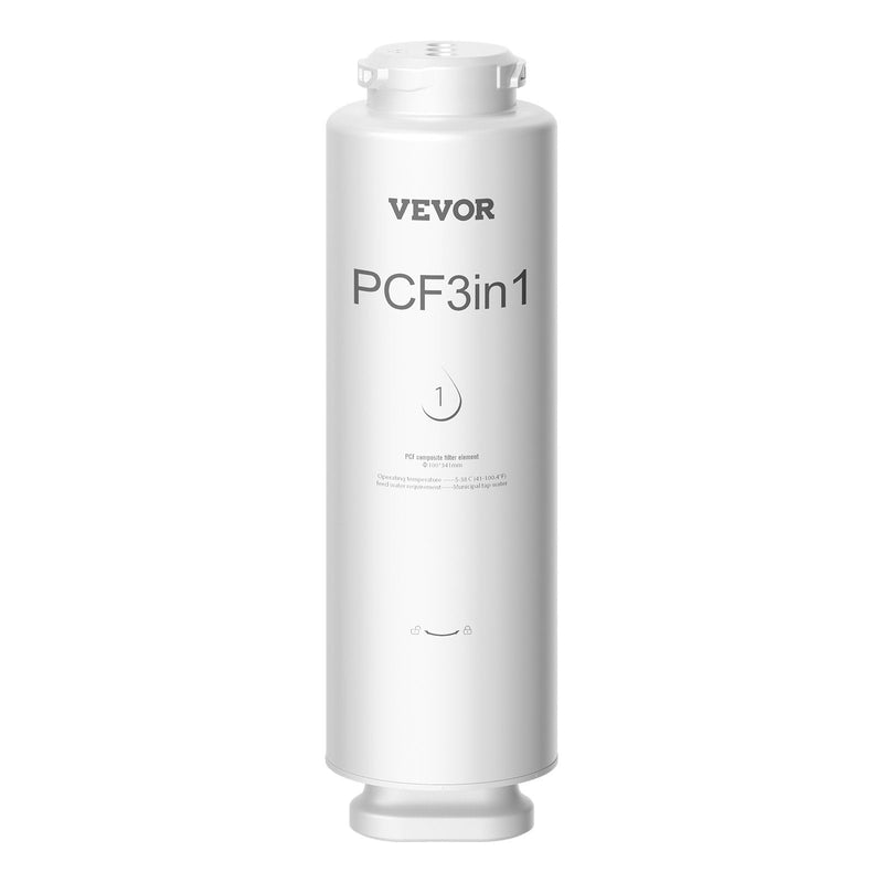 VEVOR PCF kompozītmateriāla filtrs – piemērots SS-001/003/005 izlietnes ūdens filtru modeļiem
