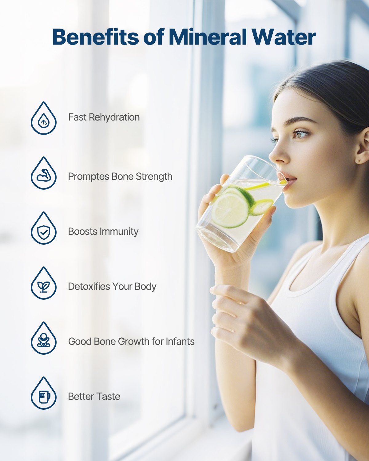 VEVOR remineralizācijas ūdens filtrs, 4164 litri, uzstādāms zem izlietnes