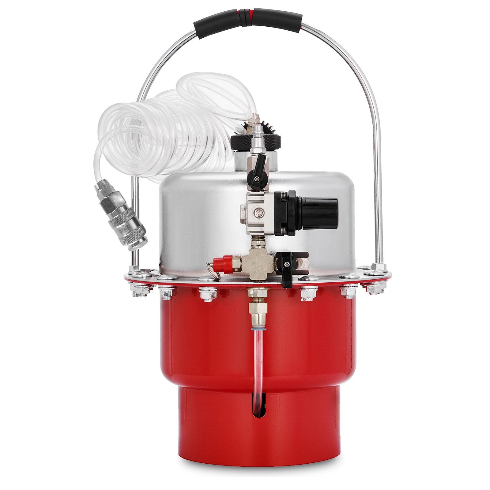 Пневматический воздухоотводчик тормозов и сцепления 60 PSI, емкость 5 л, подходит для мастерских и гаражей.