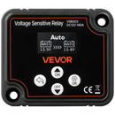 VEVOR dubultā akumulatora izolators 12 V 140 A, manuāls un automātisks VSR spriegumjutīgs relejs ar LCD displeju, piemērots litija un svina-skābes akumulatoriem automašīnām, kravas auto, kemperiem, UTV, ATV un laivām