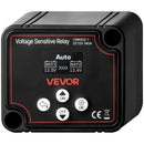 VEVOR divu akumulatoru izolatora komplekts 12 V, 140 A, spriegumjutīgs VSR relejs ar manuālo un automātisko režīmu, voltmetru un LCD displeju, piemērots svina-skābes akumulatoriem UTV un ATV transportlīdzekļiem