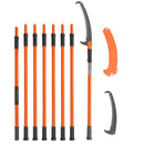 VEVOR manuālais stieņa zāģis, 2,2–8,2 m pagarināms koku atzarotājs