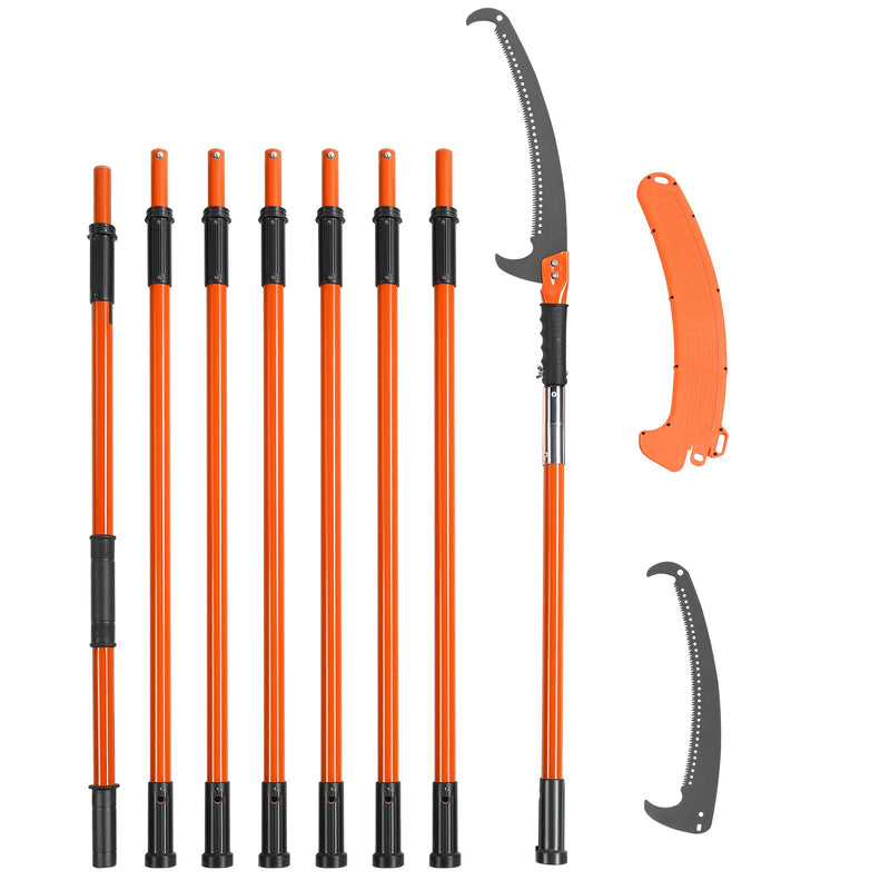 VEVOR manuālais stieņa zāģis, 2,2–8,2 m pagarināms koku atzarotājs