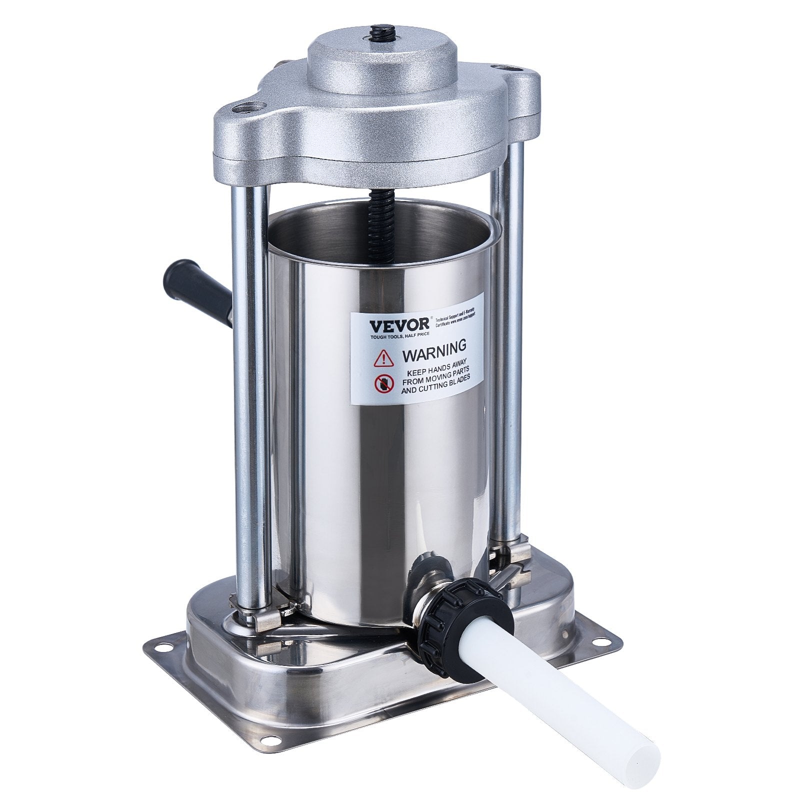 VEVOR Rokas Desu Pildītājs – 2 L Vertikālā Desu Mašīna, 304 Nerūsējošais Tērauds