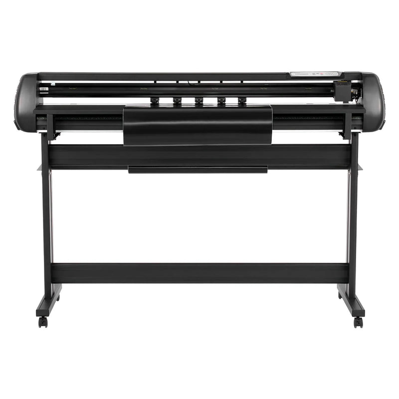 VEVOR vinila griešanas ploteris ar 1350 mm maksimālo materiāla padevi, diviem asmeņiem, regulējamu griešanas spēku un ātrumu, LED displeju, ar SignMaster programmatūru, saderīgs ar Windows un macOS