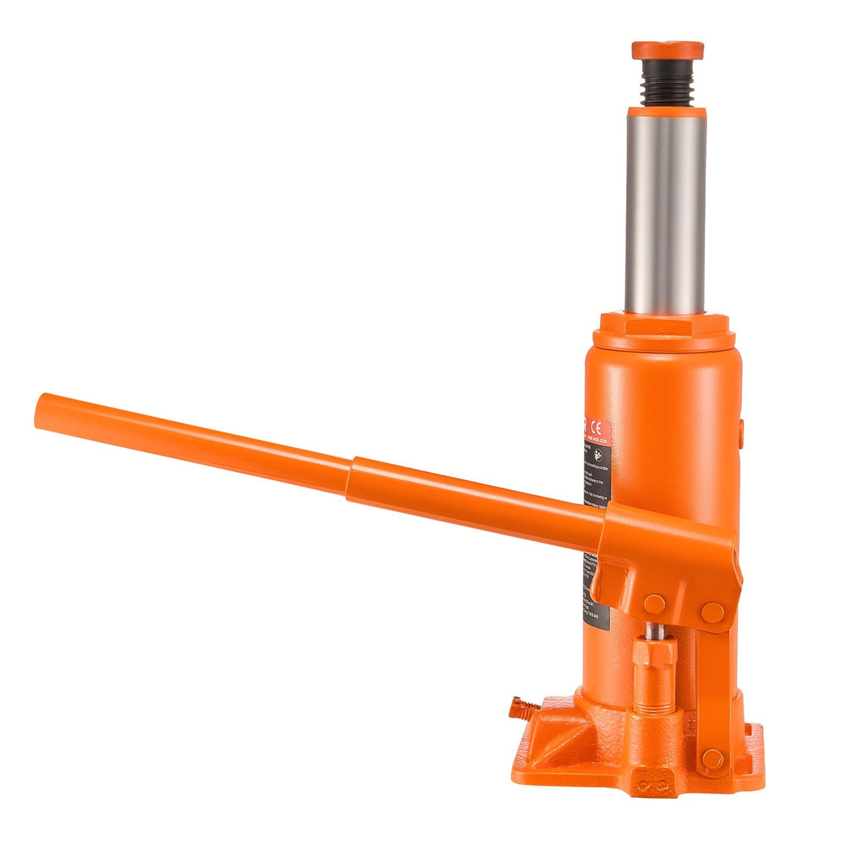 Hidrauliskais pudeļveida domkrats, 10 t, 235–470 mm, oranžs