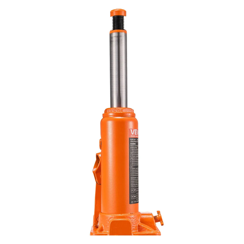 Hidrauliskais pudeļveida domkrats, 4 t, 185–350 mm, oranžs
