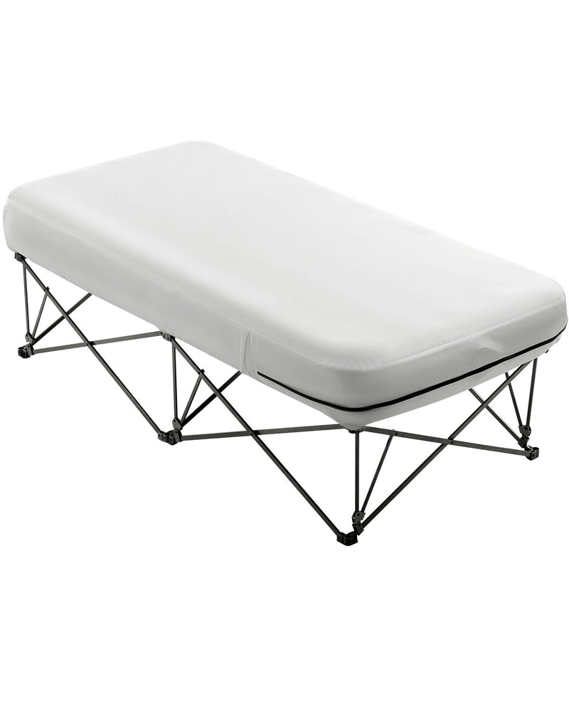 VEVOR Inflatable mattress with frame and pump, 1 person, for camping, up to 136 kg