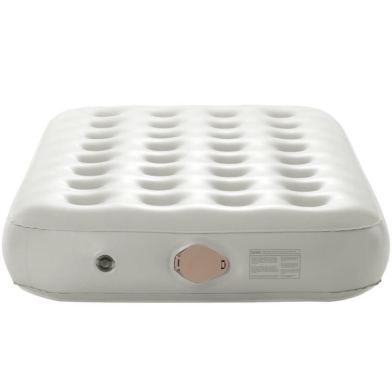 VEVOR Inflatable mattress with frame and pump, 1 person, for camping, up to 136 kg