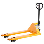 Rokas palešu rati, 2,5 t kravnesība, ar 122 × 68,6 cm dakšām materiālu pārvietošanai, dakšu pacelšanas augstuma diapazons 85–180 mm, piemēroti noliktavām, lielveikaliem un ražošanai