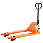 Rokas palešu rati, 3 t kravnesība, ar 122 × 68,6 cm dakšām materiālu pārvietošanai, dakšu pacelšanas augstuma diapazons 85–180 mm, piemēroti noliktavām, lielveikaliem un ražošanai