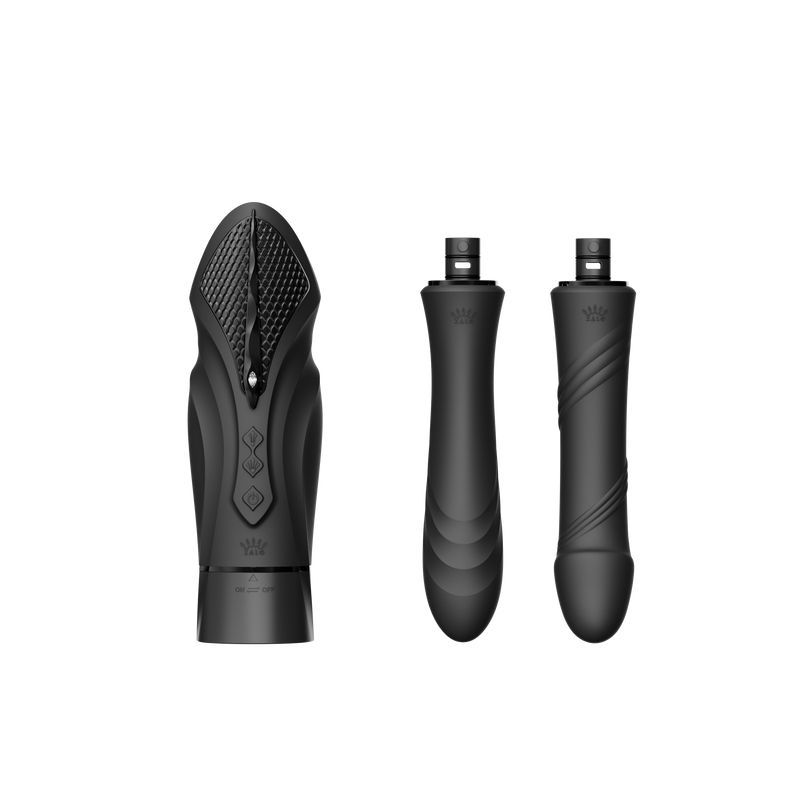 SESH ar aplikācijas vadību masāžas multiierīce apsildāma ierīce no SESH AURORA kolekcijas,melnā krāsa,skatīt aprakstu,diskrēta piegāde melnā iepakojumā