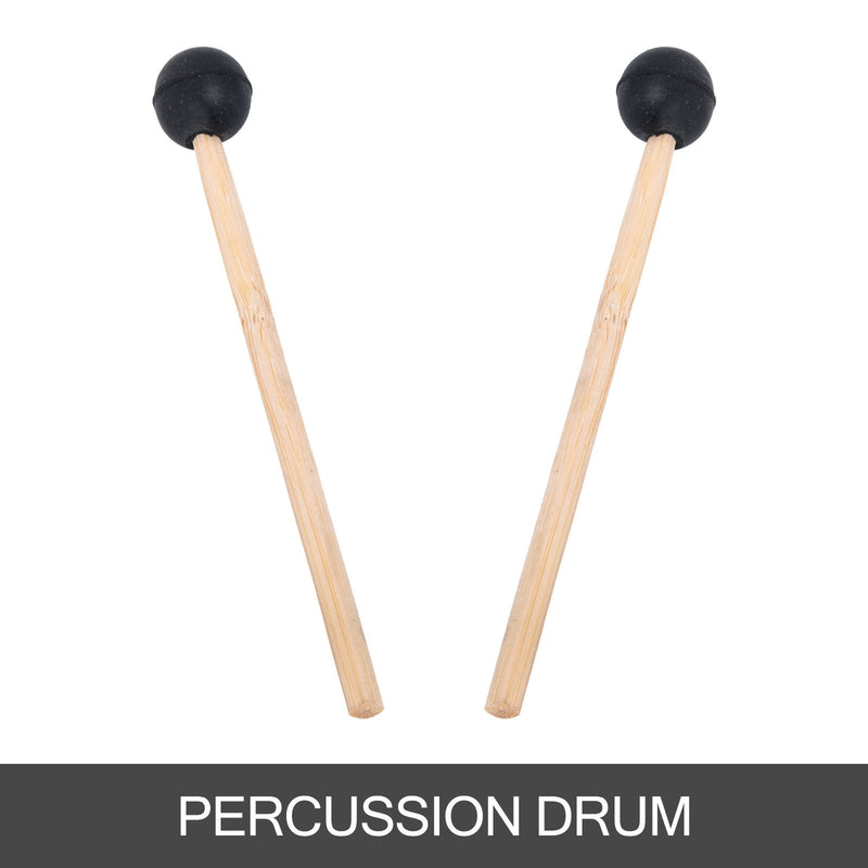 Roku spēlējamais tērauda mūzikas instruments D minorā, 9 notis (D3 A Bb C D E F G A), 56 cm, brūns + mīksts pārnēsājamais somas futrālis