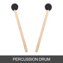 Roku spēlējamais tērauda mūzikas instruments D minorā, 9 notis (D3 A Bb C D E F G A), 56 cm, brūns + mīksts pārnēsājamais somas futrālis