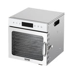 VEVOR pārtikas dehidrators ar 8 paplātēm, 400 W, nerūsējošais tērauds