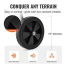 Šļūtenes Ratiņi ar Uzglabāšanas Grozu, 15 mm & 53 m Šļūtenei, 4 Riteņi, Pulverkrāsots Tērauds